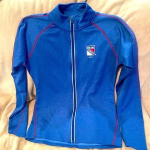 New York Rangers zip up long sleeve shirt ❤️💙🏒